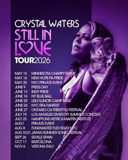 Crystal Waters Tour – Crystal Waters
